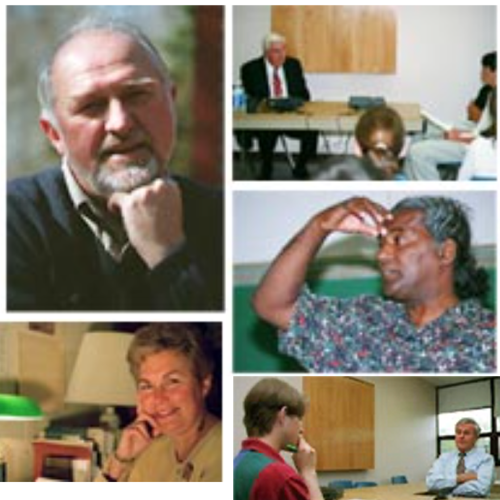 collage of students and teachers