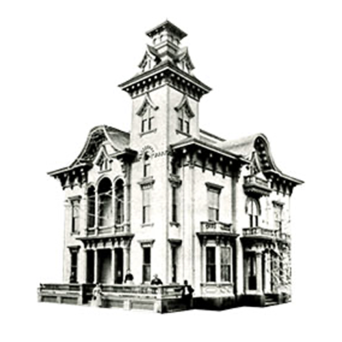 a victorian-looking house