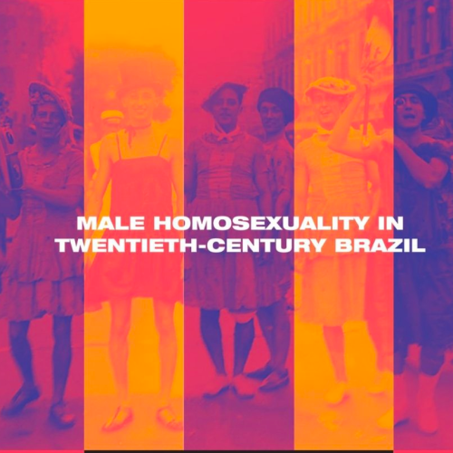 purple and orange striped book cover