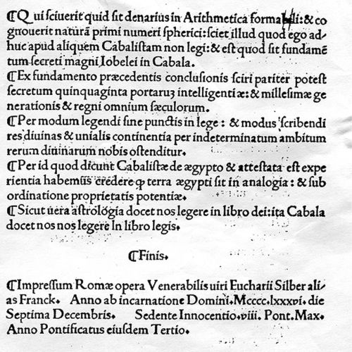 latin text printed on a page